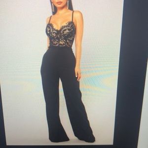 Black Lace Jumpsuit